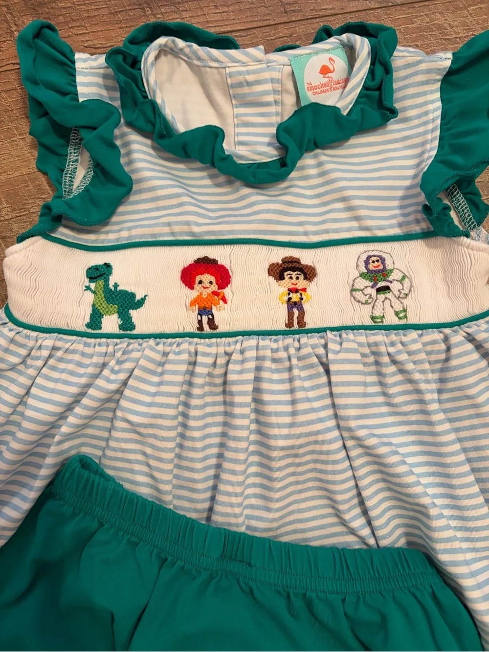 Smocked Toy Story set